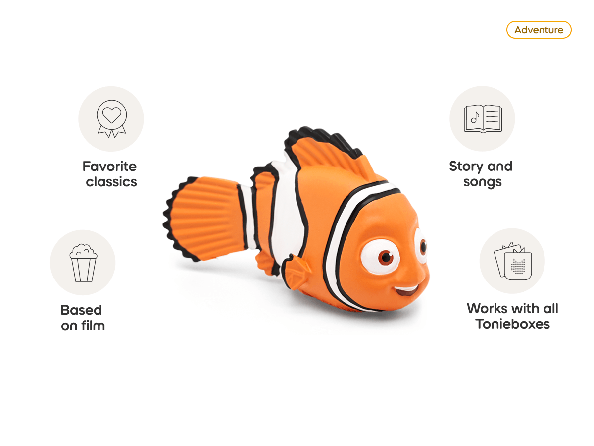 Finding Nemo audio figurine, inspiring audio journeys and imaginative play