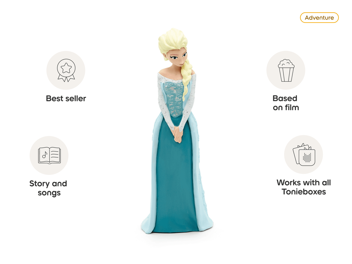 Frozen audio figurine, inspiring audio journeys and imaginative play