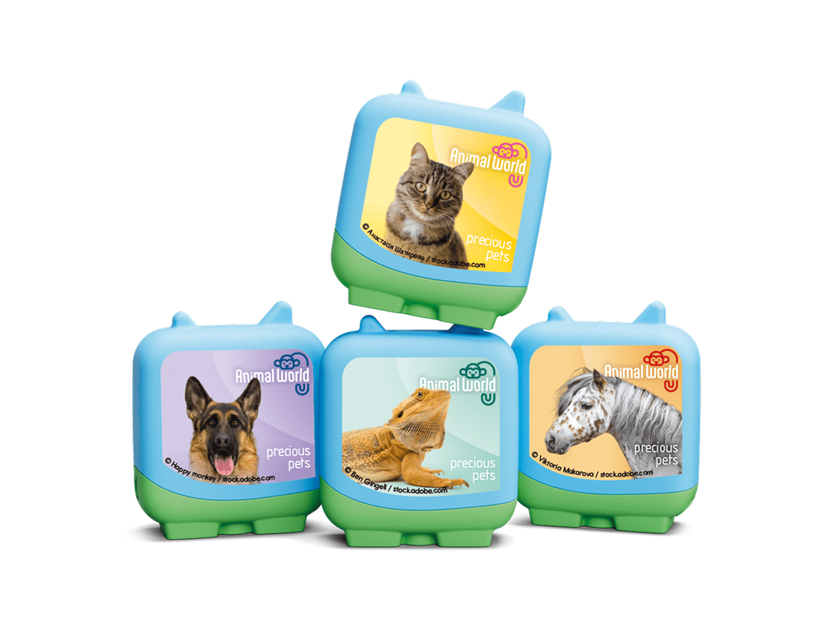 Animal world precious pets audio figurine for the Toniebox, which plays audio content