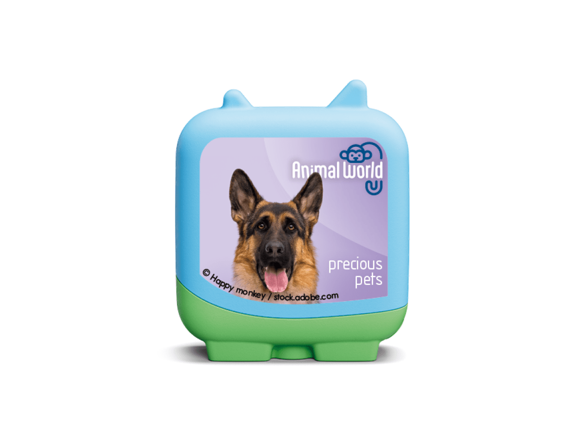 Animal world precious pets audio figurine for the Toniebox, which plays audio content