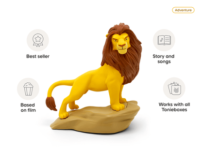 The Lion King audio figurine, inspiring audio journeys and imaginative play
