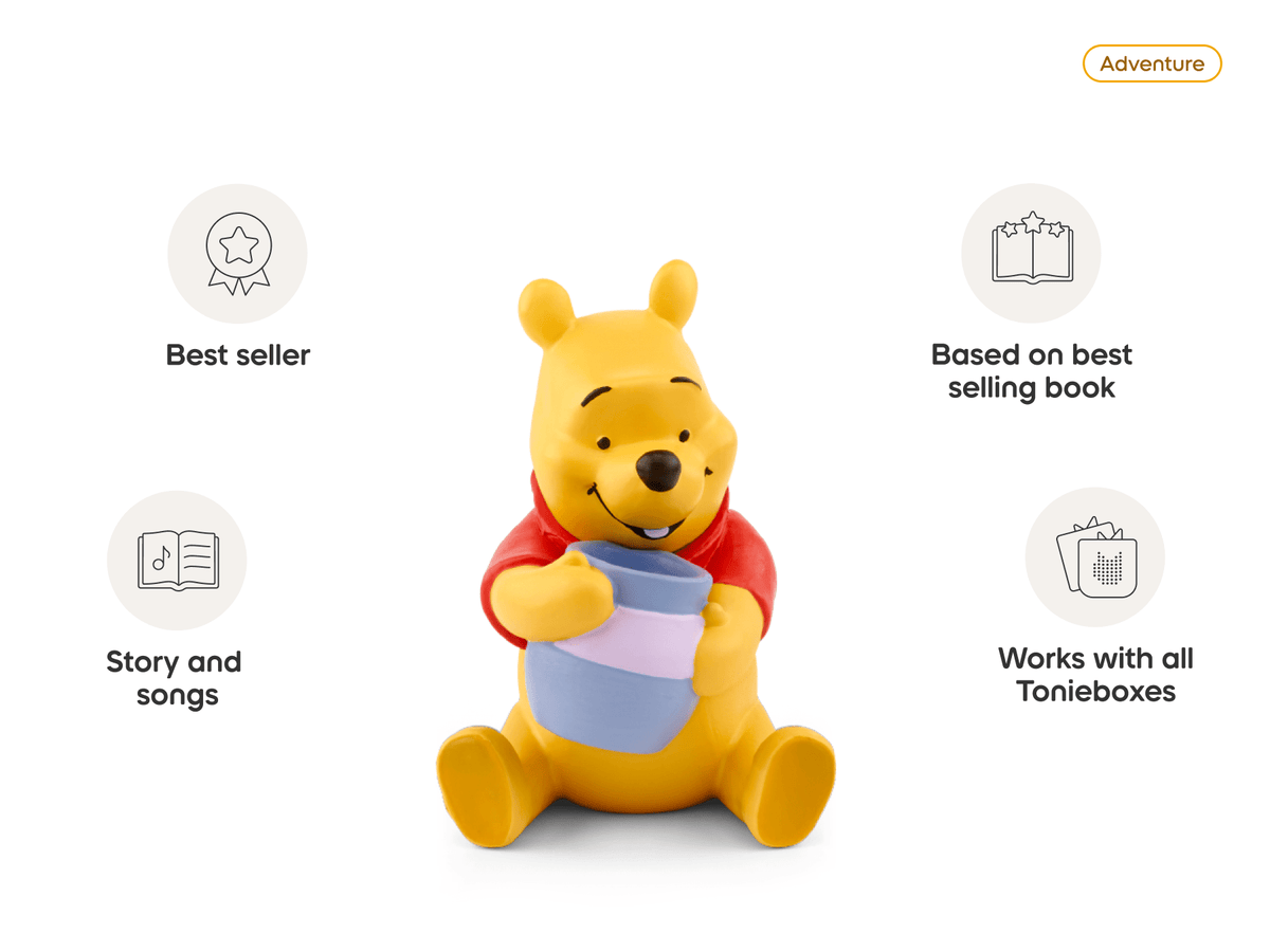 Winnie the Pooh audio figurine from the story time category, inspiring audio journeys and imaginative play